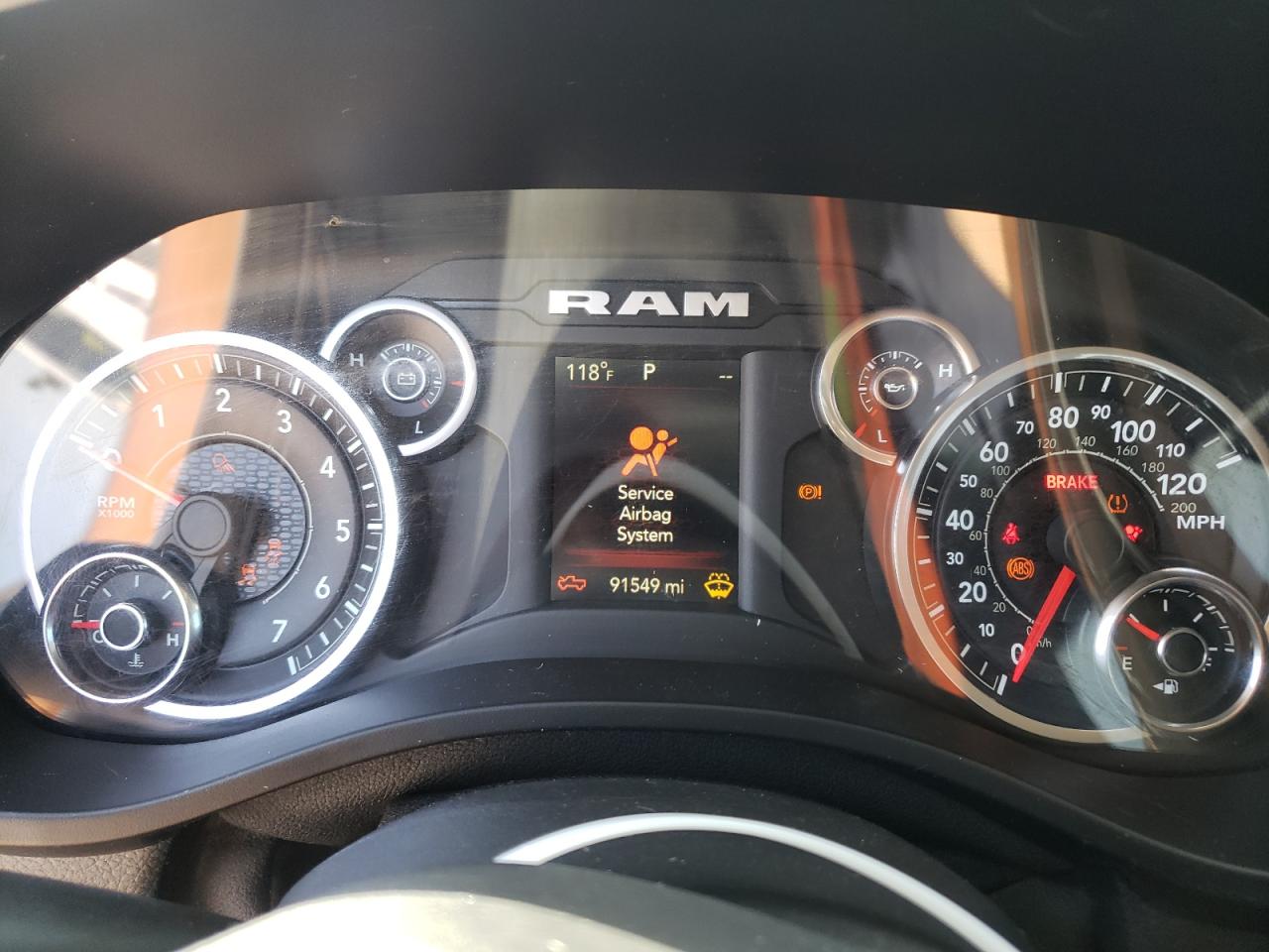 Photo 8 from auction – 2020 RAM 1500 BIG H with VIN 1C6SRFFT2LN177523