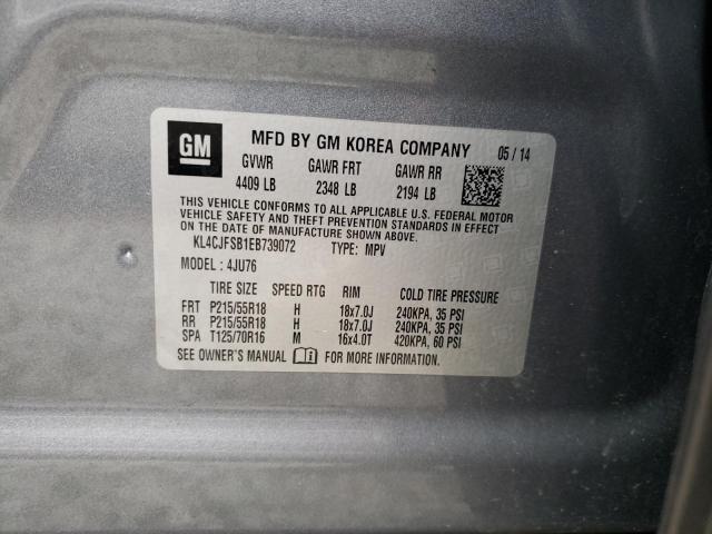 Photo 10 from auction – 2014 BUICK ENCORE CON with VIN KL4CJFSB1EB739072