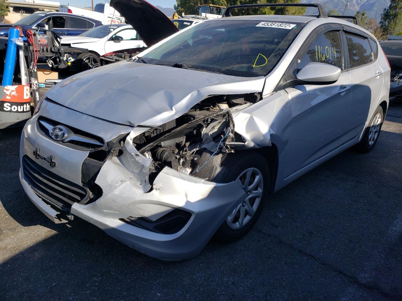 Photo 2 from auction – 2012 HYUNDAI ACCENT GLS with VIN KMHCT5AE5CU026548
