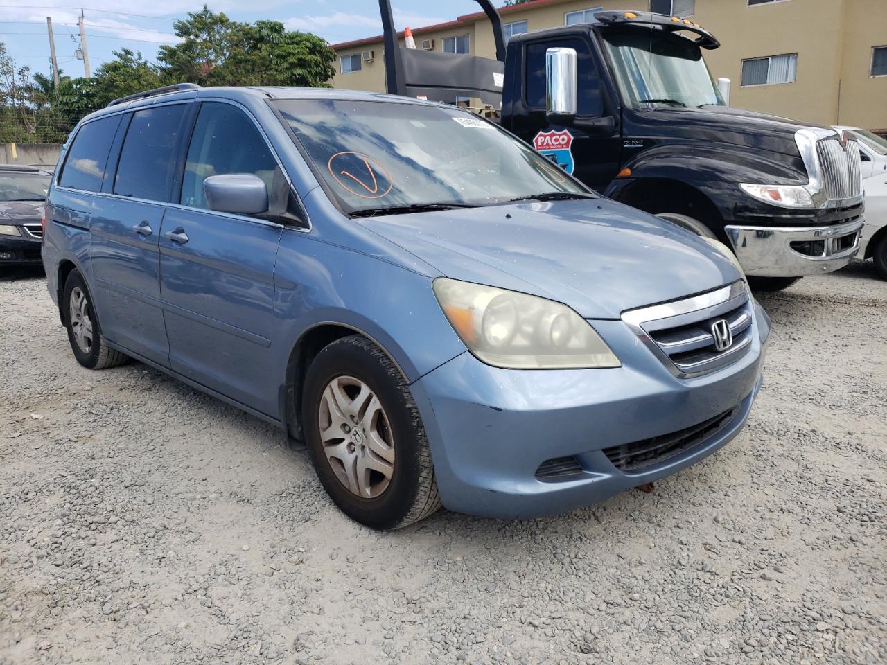 Photo 13 from auction – 2007 HONDA ODYSSEY EX with VIN 5FNRL38777B075663