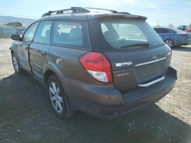 Photo 3 from auction – 2008 SUBARU OUTBACK 2. with VIN 4S4BP61C487328066
