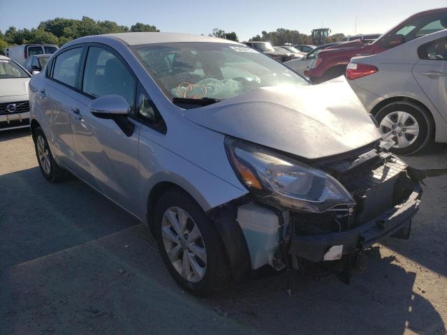 KIA RIO EX 2014 with VIN KNADN4A3XE6377827 - Photo from auction
