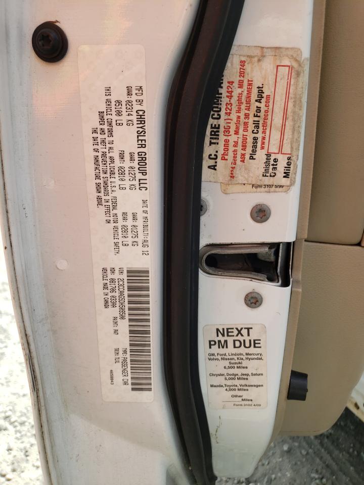 Photo 10 from auction – 2013 CHRYSLER 300 with VIN 2C3CCAAG5DH509500