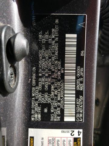 Photo 10 from auction – 2011 TOYOTA 4RUNNER SR with VIN JTEBU5JRXB5068671