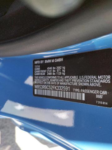 Photo 10 from auction – 2015 BMW M4 with VIN WBS3R9C52FK332591