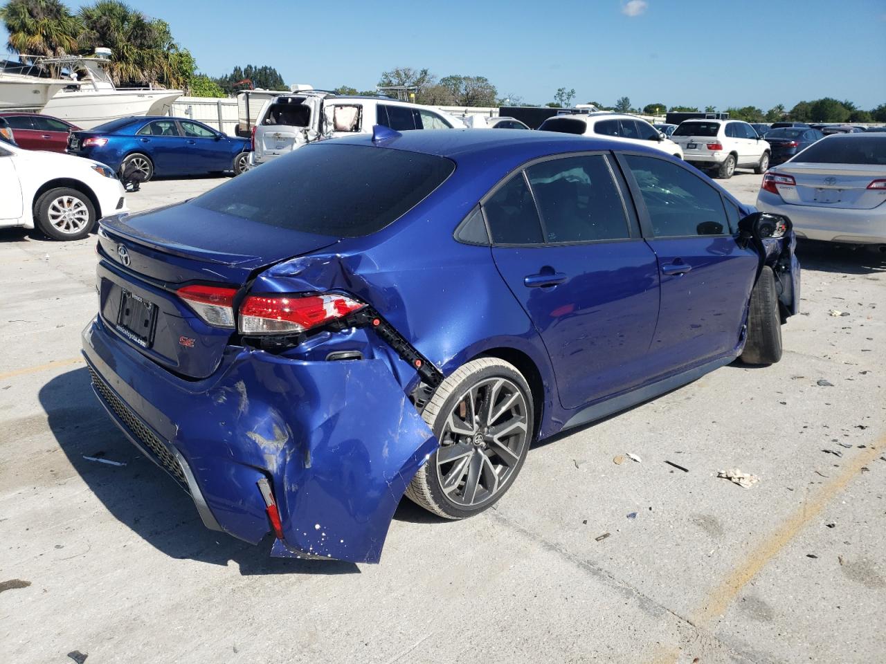 Photo 4 from auction – 2021 TOYOTA COROLLA SE with VIN 5YFS4MCE9MP090322
