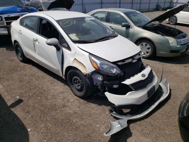 KIA RIO LX 2013 con VIN KNADM4A30D6283635 - Foto de la subasta