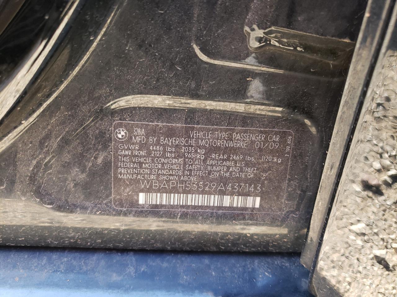 Photo 10 from auction – 2009 BMW 328 I SULE with VIN WBAPH53529A437143