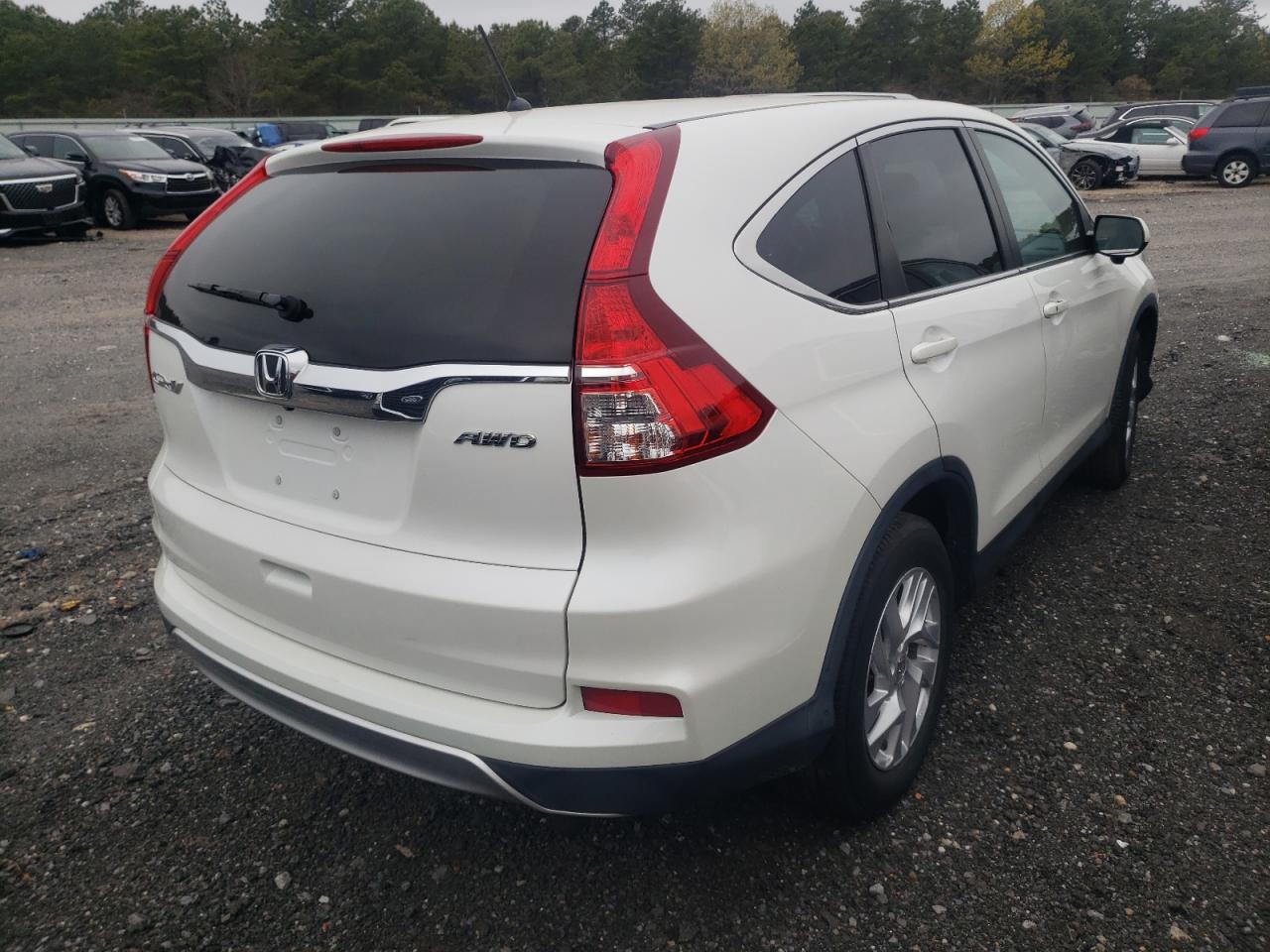 Photo 4 from auction – 2016 HONDA CR-V EX with VIN 5J6RM4H51GL018674