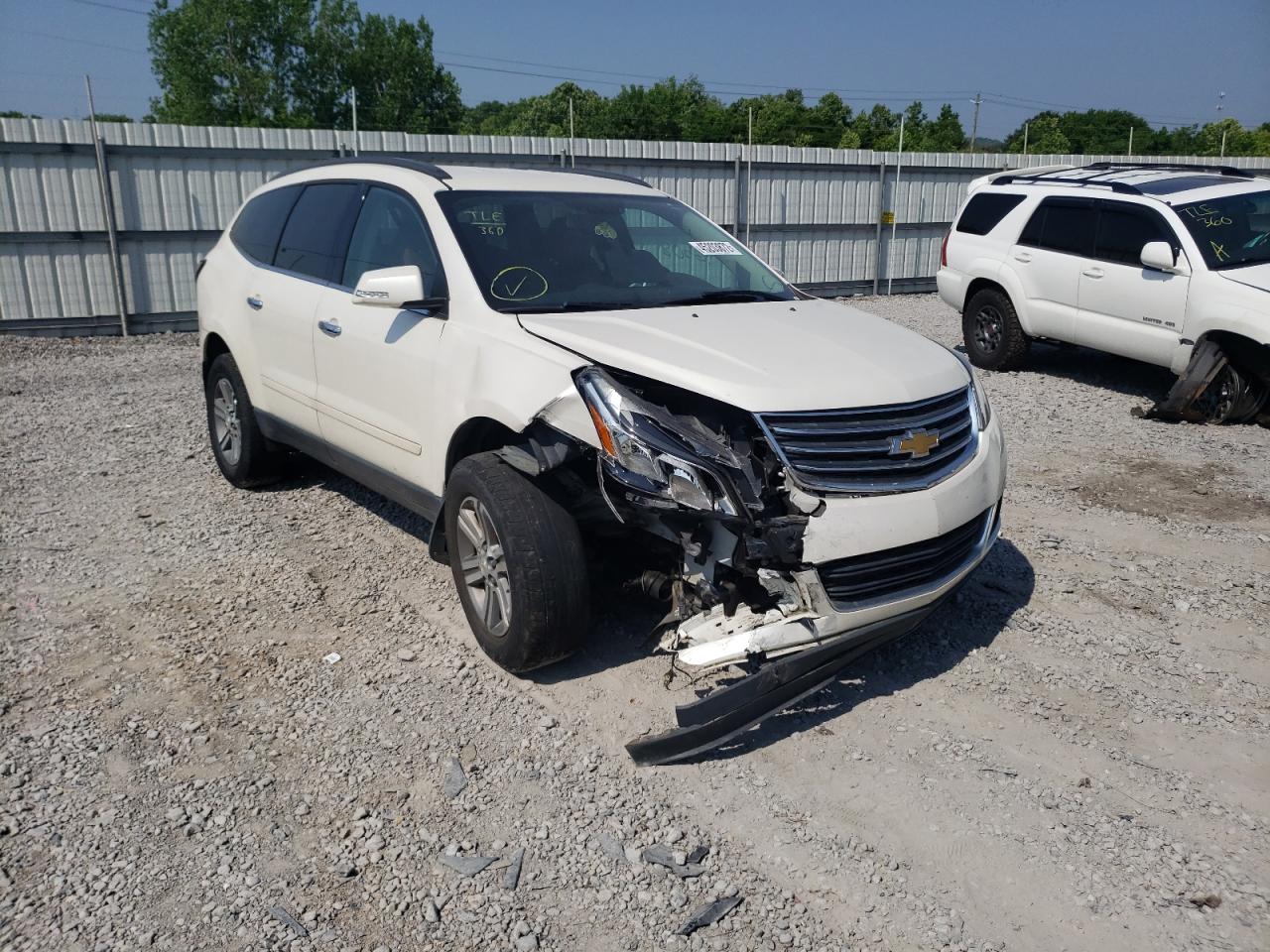CHEVROLET TRAVERSE L 2015 with VIN 1GNKRHKD3FJ212012 - Photo from auction