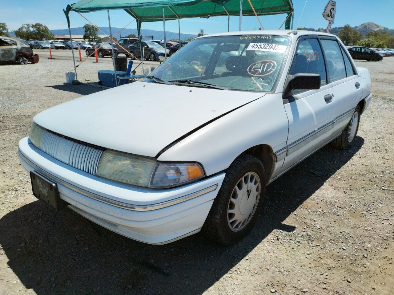 Photo 2 from auction – 1992 MERCURY TRACER with VIN 3MAPM10J3NR624285