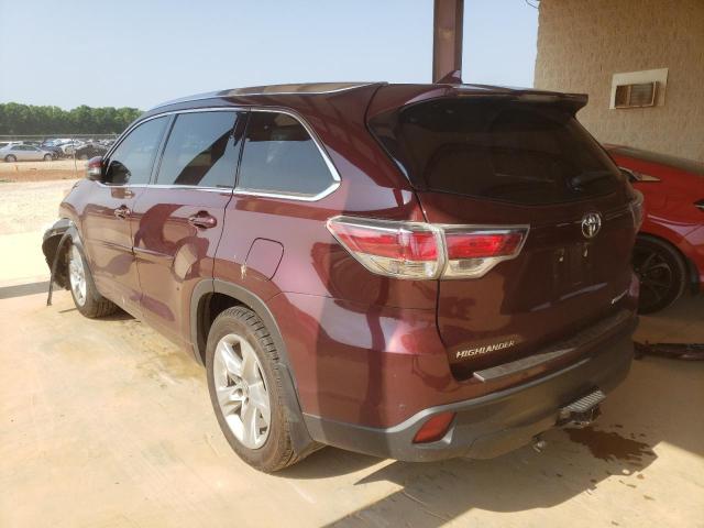 Photo 3 from auction – 2016 TOYOTA HIGHLANDER with VIN 5TDDKRFH3GS272255