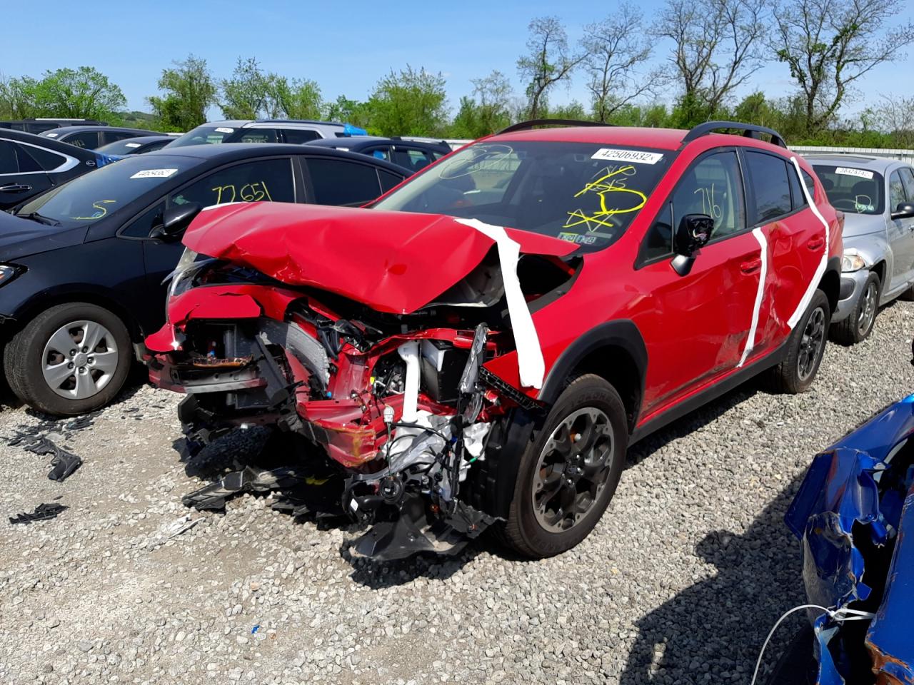 Photo 2 from auction – 2022 SUBARU CROSSTREK with VIN JF2GTABC0NH219120