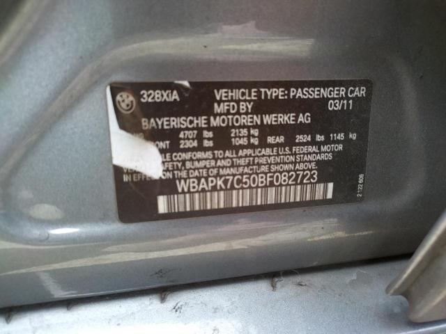 Photo 10 from auction – 2011 BMW 328 XI with VIN WBAPK7C50BF082723