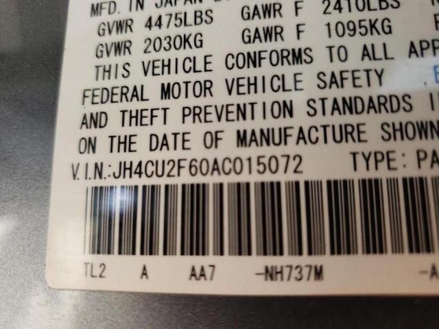 Photo 10 from auction – 2010 ACURA TSX with VIN JH4CU2F60AC015072