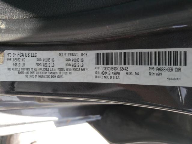 Photo 10 from auction – 2016 CHRYSLER 200 LIMITE with VIN 1C3CCCAB4GN102442