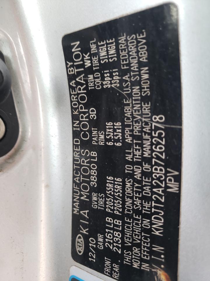 Photo 10 from auction – 2011 KIA SOUL + with VIN KNDJT2A23B7262578