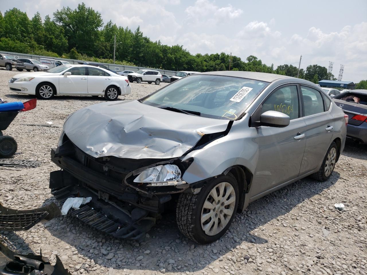 Photo 2 from auction – 2013 NISSAN SENTRA S with VIN 3N1AB7AP1DL674298