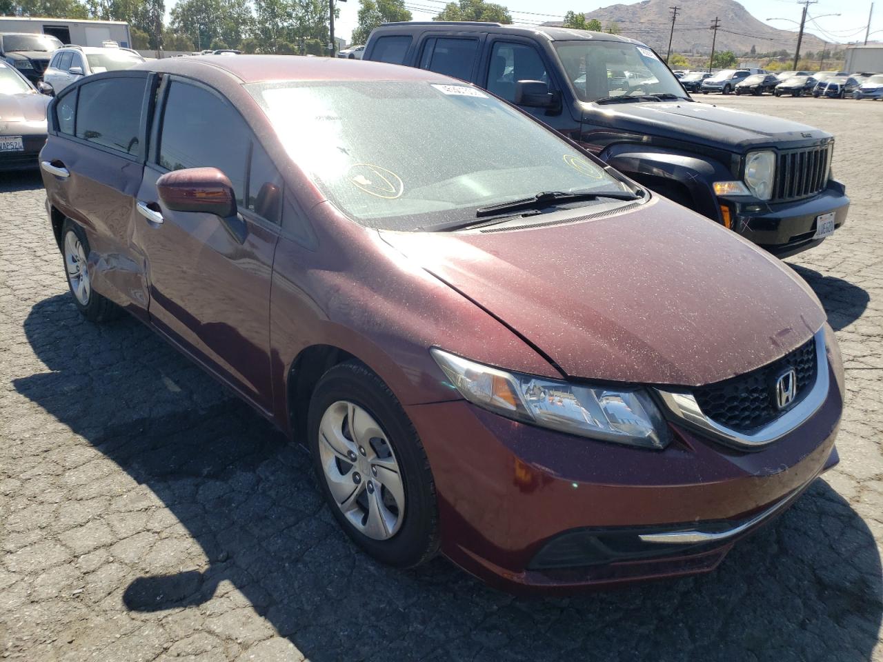 Photo 1 from auction – 2015 HONDA CIVIC LX with VIN 2HGFB2F50FH539369