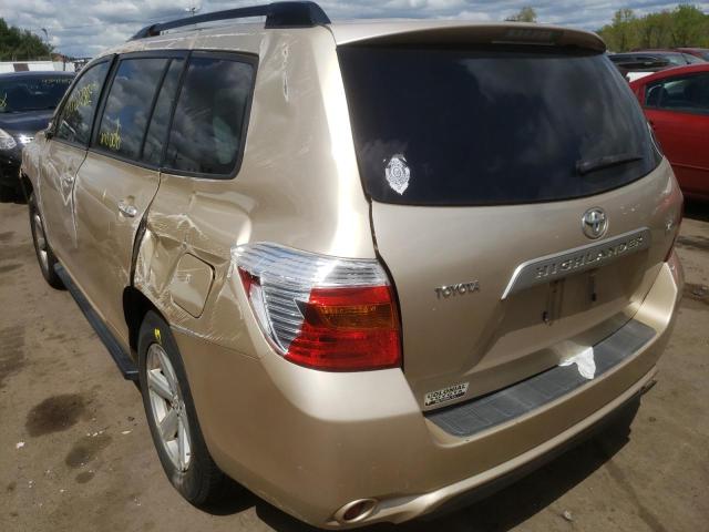 Photo 3 from auction – 2008 TOYOTA HIGHLANDER with VIN JTEDS41A382063468