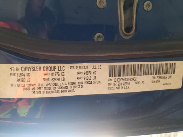 Photo 10 from auction – 2013 DODGE DART SXT with VIN 1C3CDFBA4DD709432