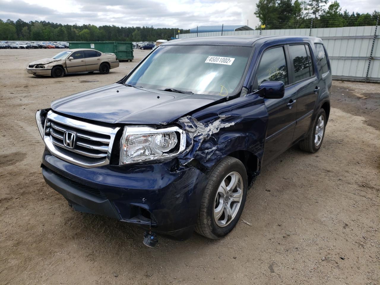 Photo 2 from auction – 2015 HONDA PILOT EXL with VIN 5FNYF3H54FB021477