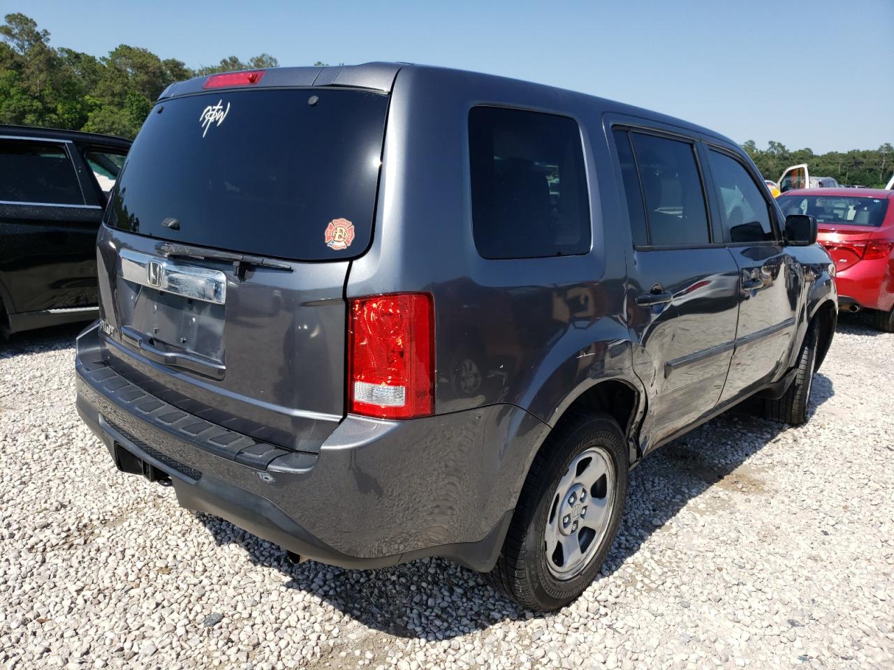 Photo 16 from auction – 2013 HONDA PILOT LX with VIN 5FNYF3H22DB006513