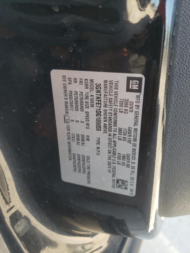 Photo 10 from auction – 2013 CHEVROLET AVALANCHE with VIN 3GNTKFE71DG189055