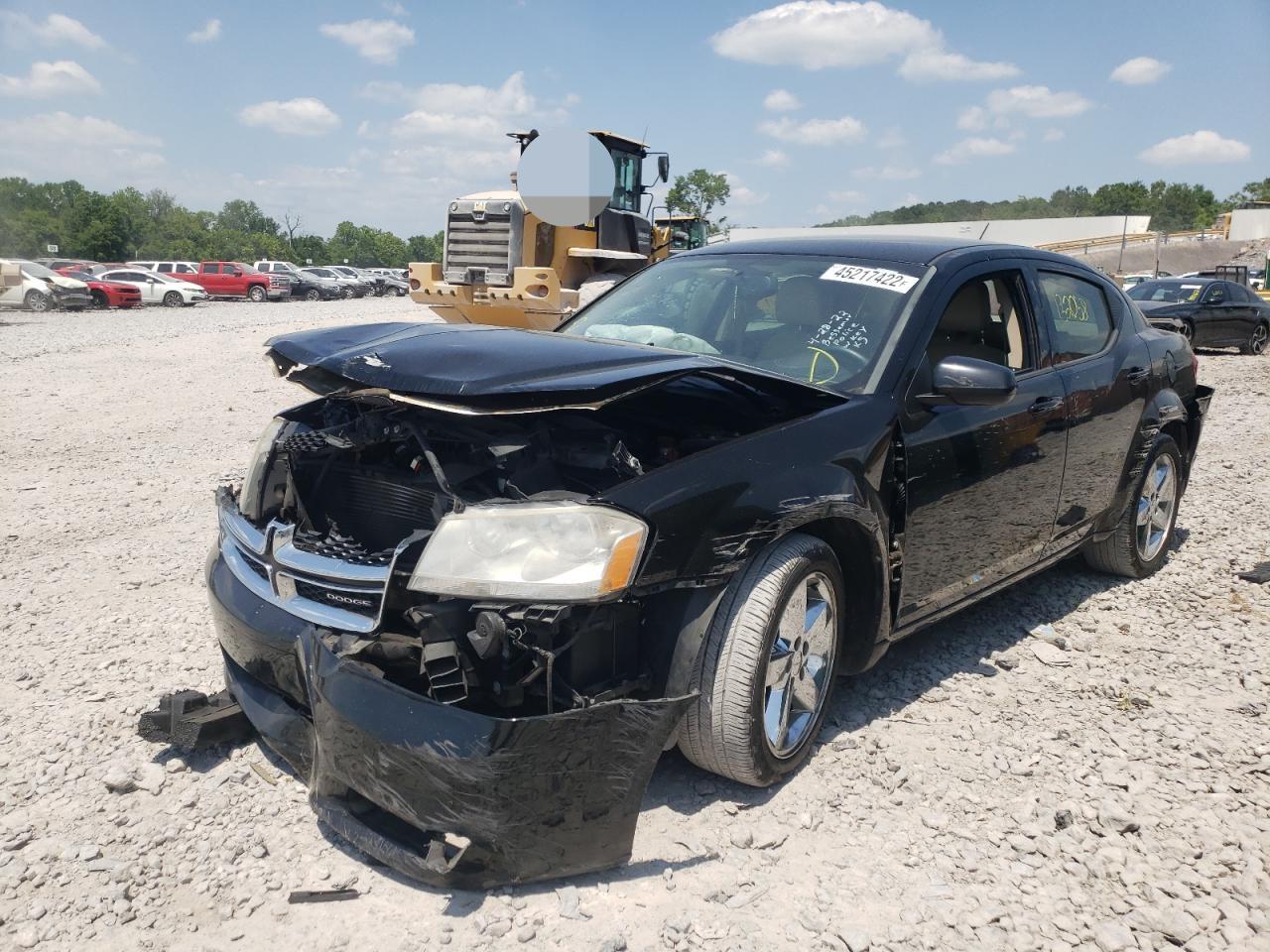 Photo 2 from auction – 2011 DODGE AVENGER LU with VIN 1B3BD2FG3BN574046