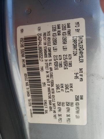Photo 10 from auction – 2006 DODGE GRAND CARA with VIN 2D4GP44L06R655217