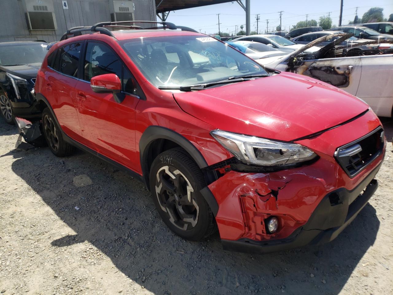 SUBARU CROSSTREK 2021 with VIN JF2GTHMC8M8225591 - Photo from auction