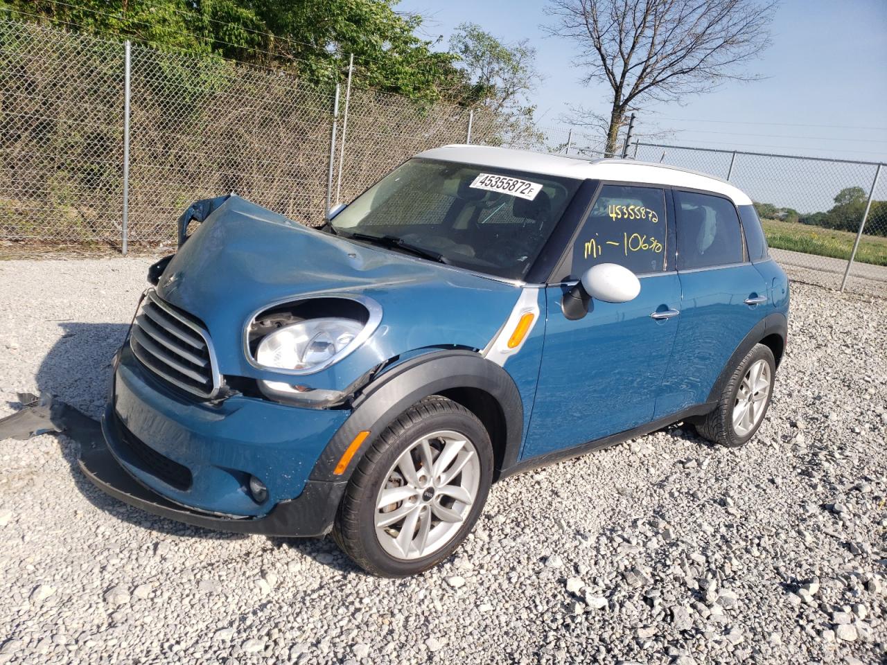 Photo 2 from auction – 2012 MINI COOPER COU with VIN WMWZB3C56CWM29863