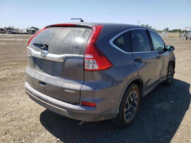 Photo 4 from auction – 2016 HONDA CR-V SE with VIN 5J6RM3H40GL025018