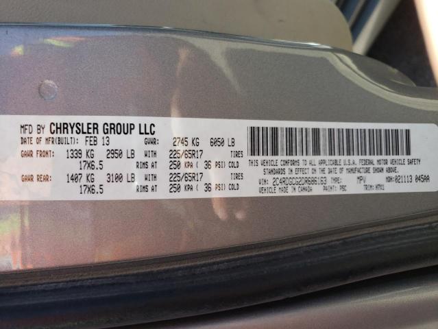 Foto 10 de la subasta – 2013 DODGE GRAND CARA con VIN 2C4RDGCG2DR686163