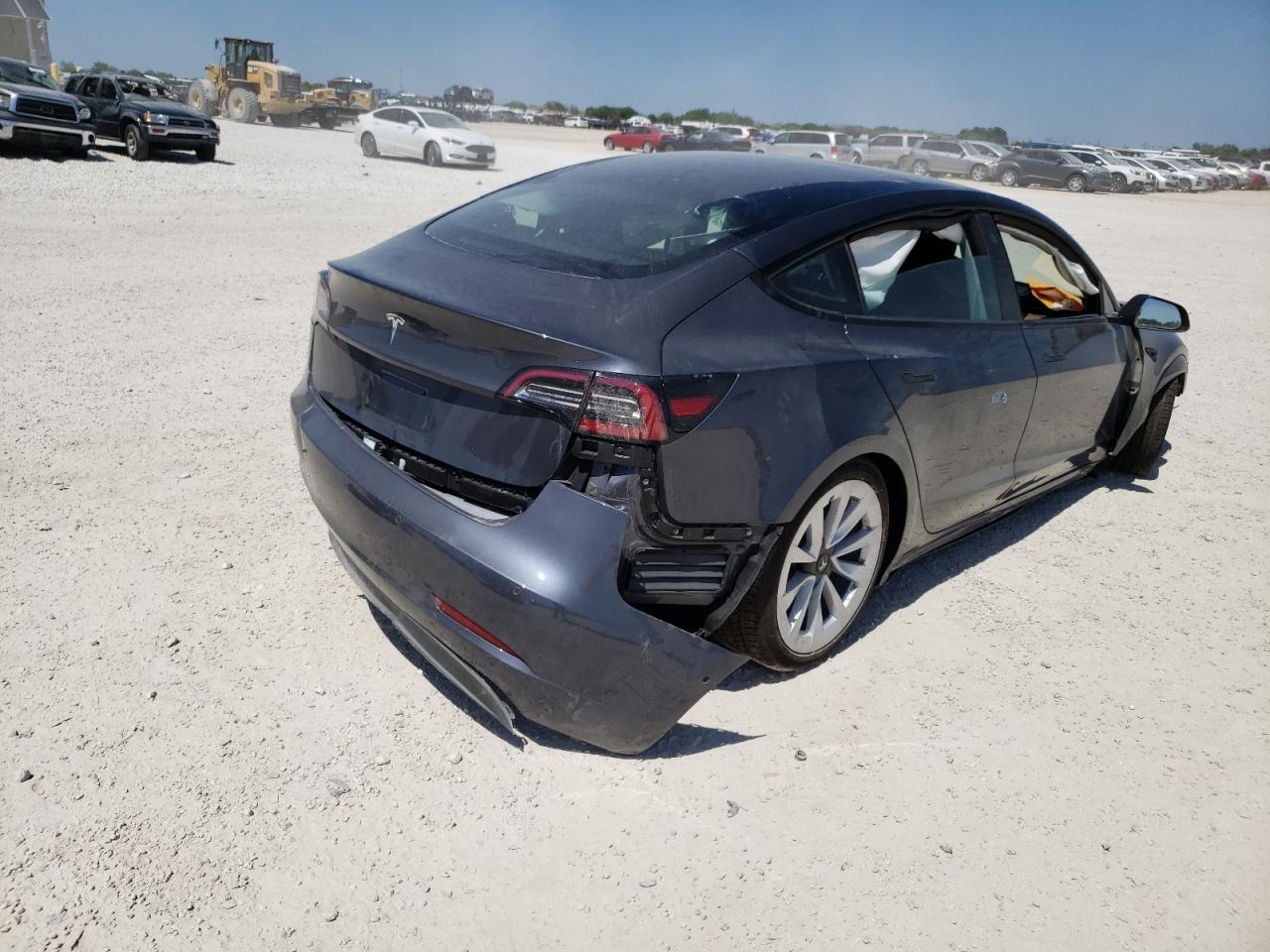 Photo 4 from auction – 2022 TESLA MODEL 3 with VIN 5YJ3E1EA6NF188943