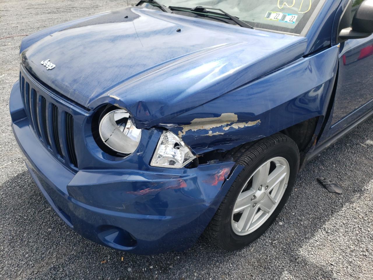 Photo 9 from auction – 2009 JEEP COMPASS SP with VIN 1J4FF47B89D221613