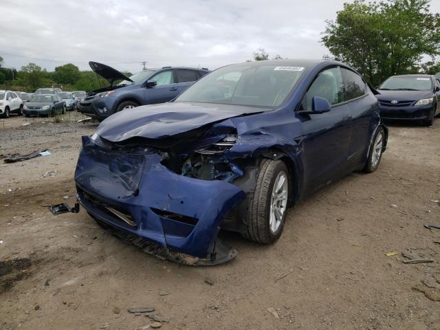 Photo 2 from auction – 2021 TESLA MODEL Y with VIN 5YJYGAEE4MF142562