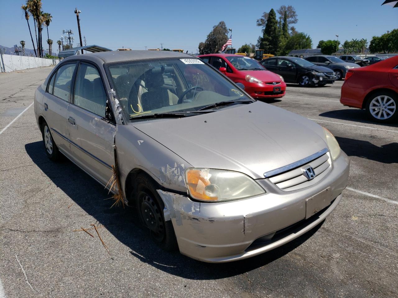 HONDA CIVIC LX 2001 with VIN 2HGES16561H564016 - Photo from auction