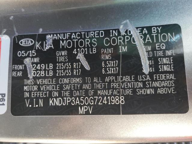 Photo 10 from auction – 2016 KIA SOUL + with VIN KNDJP3A50G7241988