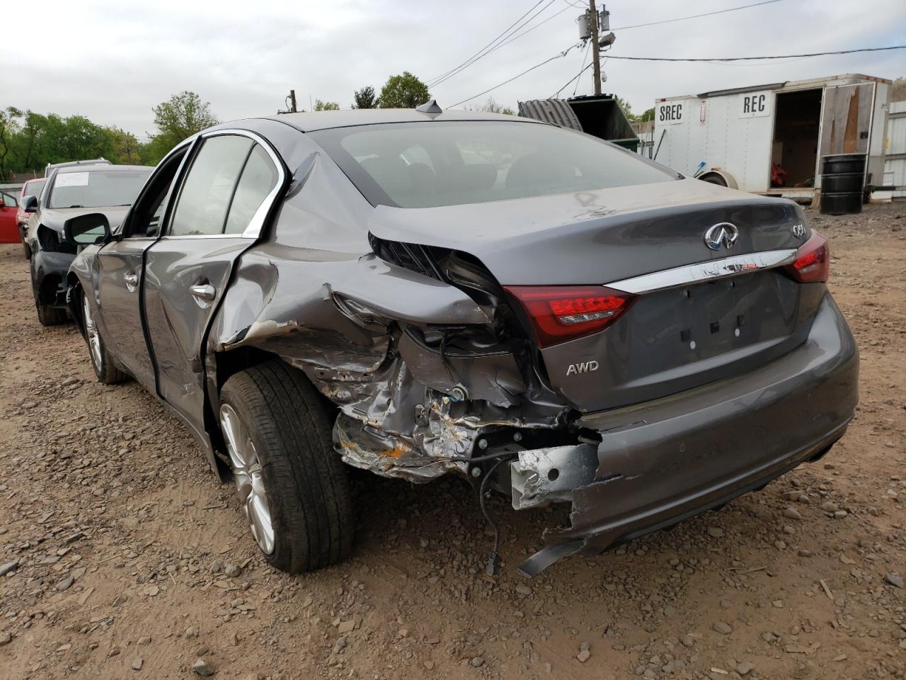 Photo 3 from auction – 2021 INFINITI Q50 LUXE with VIN JN1EV7BR5MM753181