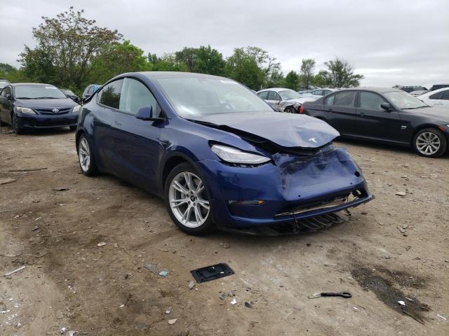 TESLA MODEL Y 2021 with VIN 5YJYGAEE4MF142562 - Photo from auction