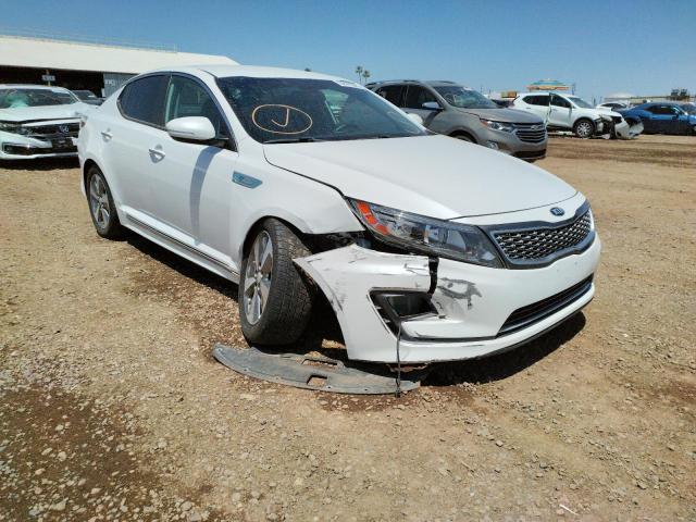 KIA OPTIMA HYB 2014 with VIN KNAGN4AD4E5068575 - Photo from auction