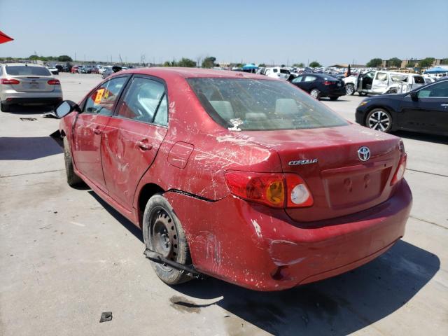 Photo 3 from auction – 2009 TOYOTA CORROLLA with VIN 1NXBU40E59Z103805
