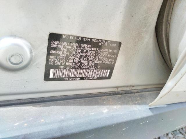Photo 10 from auction – 2009 SUBARU FORESTER 2 with VIN JF2SH61699H744218