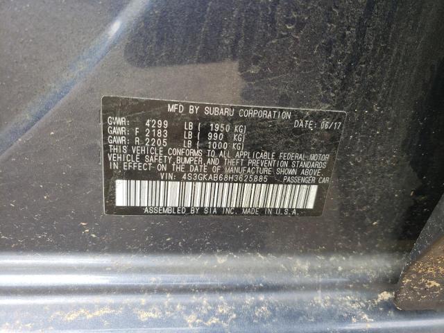 Photo 10 from auction – 2017 SUBARU IMPREZA PR with VIN 4S3GKAB68H3625885
