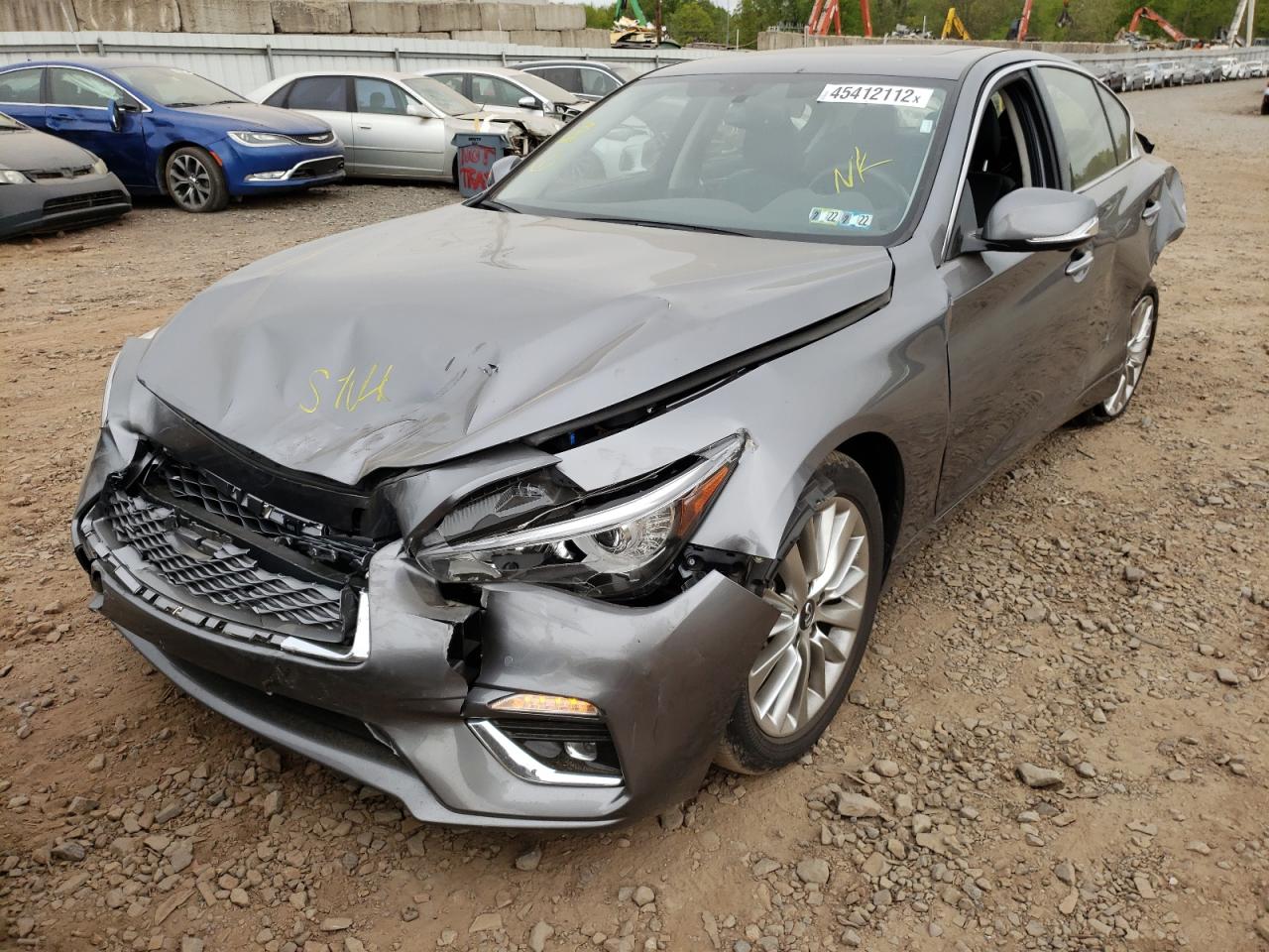 Photo 2 from auction – 2021 INFINITI Q50 LUXE with VIN JN1EV7BR5MM753181