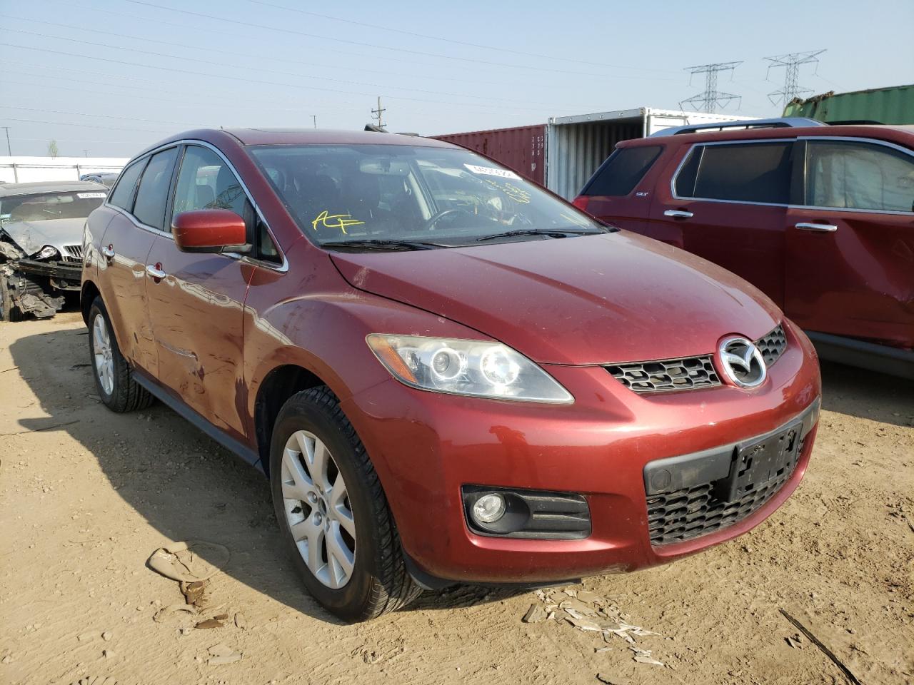 MAZDA CX-7 2007 with VIN JM3ER293170148132 - Photo from auction