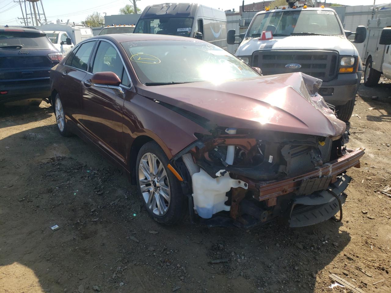 LINCOLN MKZ HYBRID 2016 with VIN 3LN6L2LU6GR602886 - Photo from auction