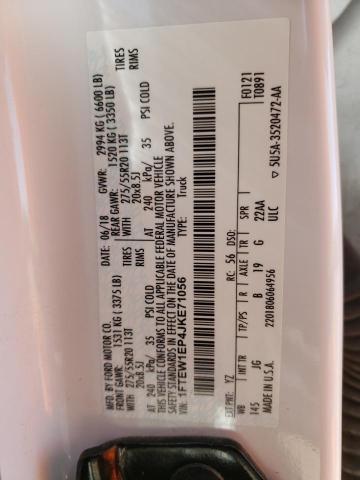 Photo 10 from auction – 2018 FORD F150 SUPER with VIN 1FTEW1EP4JKE71056