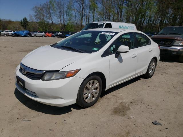 Photo 2 from auction – 2012 HONDA CIVIC LX with VIN 2HGFB2F53CH569039
